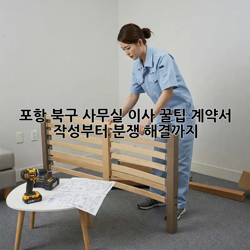 포항 북구 사무실 이사 꿀팁🍯: 계약서 작성부터 분쟁 해결까지!