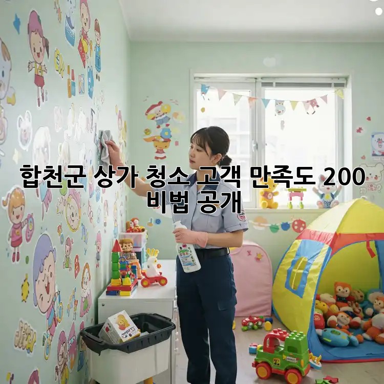 합천군 상가 청소🧹✨: 고객 만족도 200% 비법 공개!
