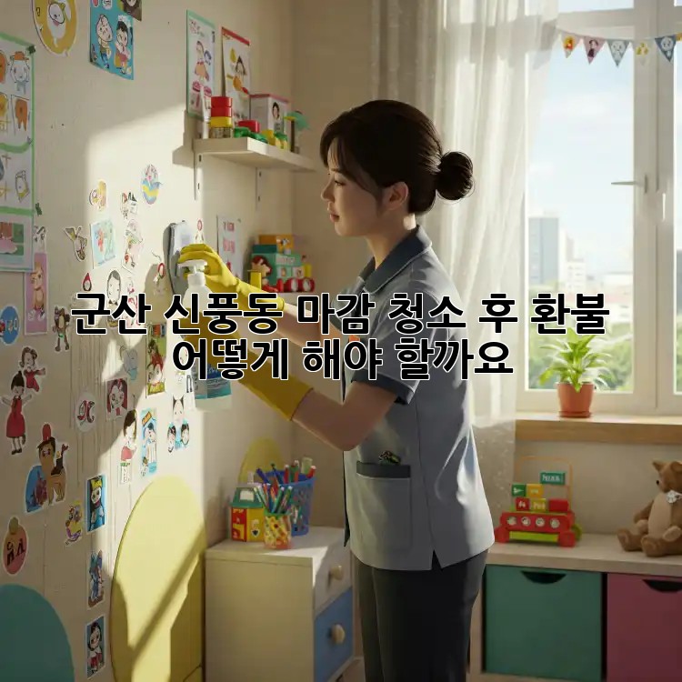 군산 신풍동 마감 청소 후 환불, 어떻게 해야 할까요?