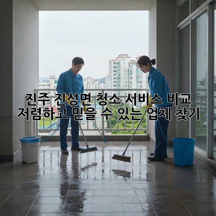 진주 진성면 청소 서비스 비교: 저렴하고 믿을 수 있는 업체 찾기
