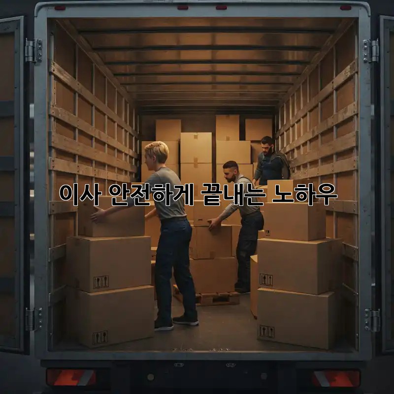 이사, 안전하게 끝내는 노하우!