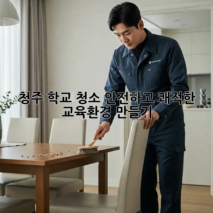 청주 학교 청소, 안전하고 쾌적한 교육환경 만들기