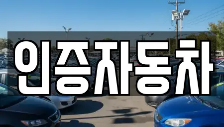 인증자동차