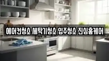 에어컨청소 세탁기청소 입주청소 진심홈케어