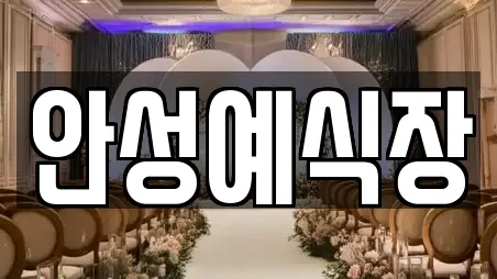 안성예식장