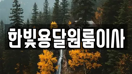 한빛용달원룸이사
