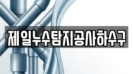 제일누수탐지공사하수구