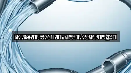 변기막힘 서비스 제공 9곳 경상남도 사천시 용강동