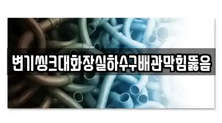 변기씽크대화장실하수구배관막힘뚫음