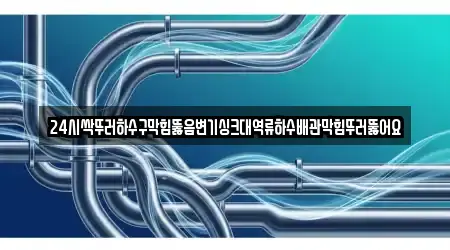 24시싹뚜러하수구막힘뚫음변기싱크대역류하수배관막힘뚜러뚫어요