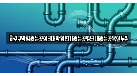 하수구막힘뚫는곳싱크대막힘변기뚫는곳씽크대뚫는곳욕실누수