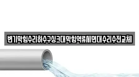 변기막힘수리하수구싱크대막힘역류세면대수리수전교체