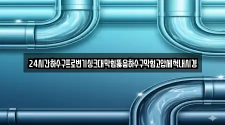 24시간하수구프로변기싱크대막힘뚫음하수구막힘고압세척내시경