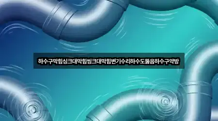 하수구막힘싱크대막힘씽크대막힘변기수리하수도뚫음하수구약방
