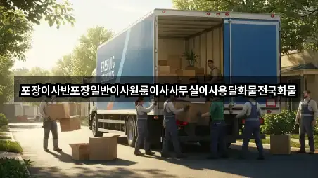포장이사반포장일반이사원룸이사사무실이사용달화물전국화물