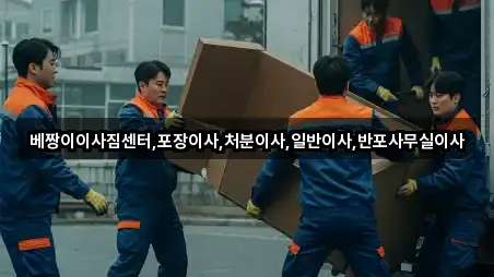 베짱이이사짐센터,포장이사,처분이사,일반이사,반포사무실이사