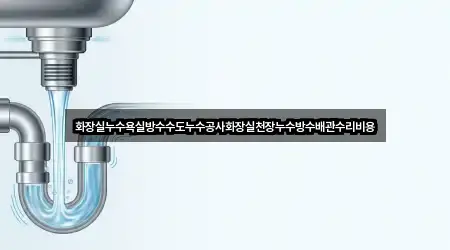 화장실누수욕실방수수도누수공사화장실천장누수방수배관수리비용