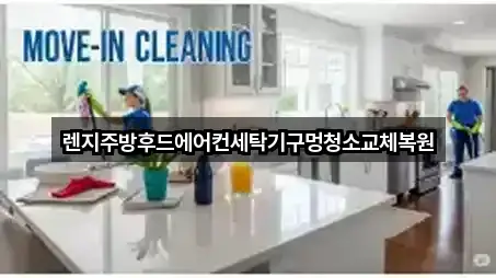 렌지주방후드에어컨세탁기구멍청소교체복원