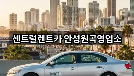 센트럴렌트카 안성원곡영업소