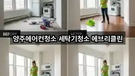 양주에어컨청소 세탁기청소 에브리클린