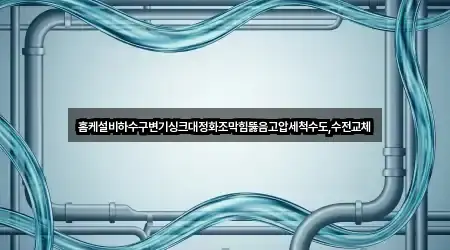 홈케설비하수구변기싱크대정화조막힘뚫음고압세척수도,수전교체