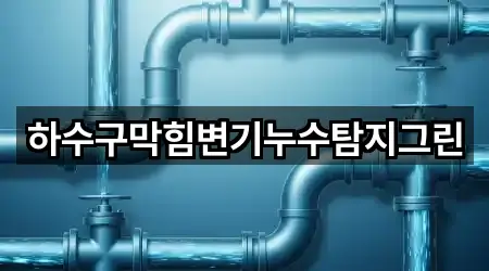 하수구막힘변기누수탐지그린