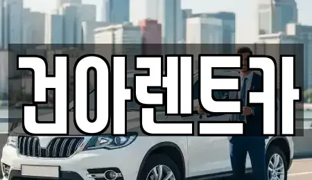 강원 동해시 지흥동 렌트카 전문 건아렌트카