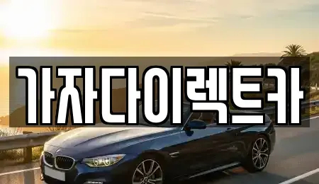 강원 원주시 단계동 장기렌트카 전문 가자다이렉트카