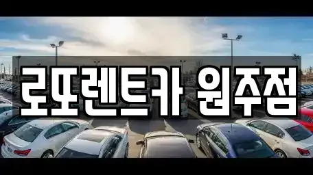 강원 원주시 장기렌트카 전문 로또렌트카 원주점