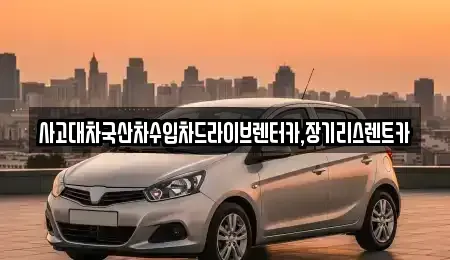 경기 시흥시 장곡동 장기렌트카 전문 사고대차국산차수입차드라이브렌터카,장기리스렌트카