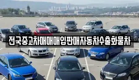 경기 시흥시 장곡동 중고차매입 전문 전국중고차매매매입판매자동차수출화물차
