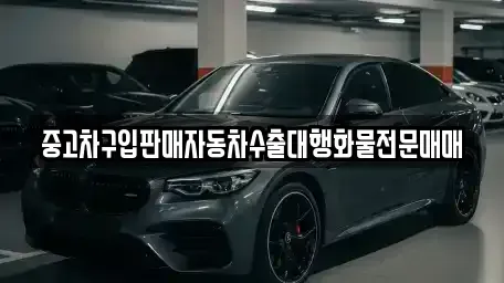 경기 안산시 단원구 대부북동 중고차 전문 중고차구입판매자동차수출대행화물전문매매