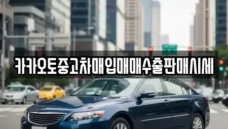 경기 안산시 단원구 대부북동 중고차매입 전문 카카오토중고차매입매매수출판매시세