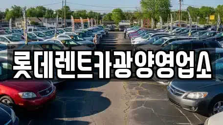 경기 안성시 서운면 렌트카 전문 롯데렌트카광양영업소