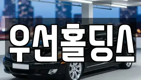 경기 안성시 신건지동 중고차 전문 우선홀딩스