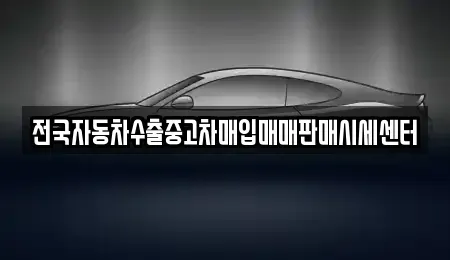 경기 안성시 신건지동 중고차매입 전문 전국자동차수출중고차매입매매판매시세센터