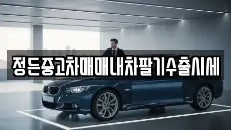 경기 여주시 매룡동 중고차매매 전문 정든중고차매매내차팔기수출시세