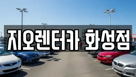 경기 용인시 기흥구 서천동 단기렌트카 전문 지오렌터카 화성점
