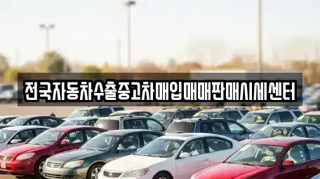 경기도 고양시 일산동구 정발산동 중고차매입 전문 전국자동차수출중고차매입매매판매시세센터