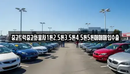 경기도 구리시 사노동 중고차 전문 중고트럭중고화물차1톤2.5톤3.5톤4.5톤5톤매매매입수출