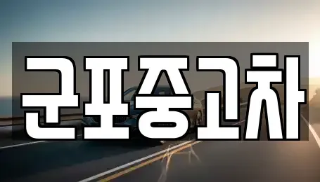 경기도 군포시 산본동 중고차 전문 군포중고차