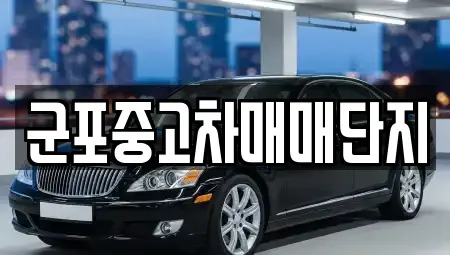 경기도 군포시 산본동 중고차 전문 군포중고차매매단지