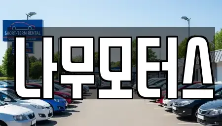 경기도 부천시 원미구 중고차 전문 나무모터스