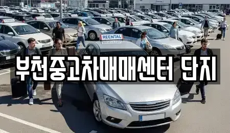 경기도 부천시 원미구 중고차 전문 부천중고차매매센터 단지