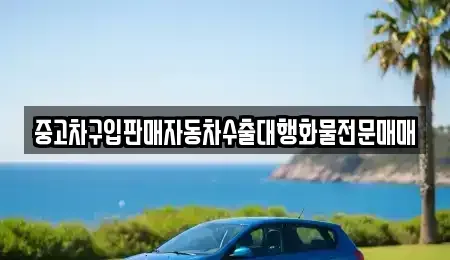 경기도 안산시 단원구 대부동동 중고차매매 전문 중고차구입판매자동차수출대행화물전문매매