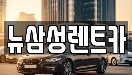 경기도 안산시 상록구 월피동 렌트카 전문 뉴삼성렌트카