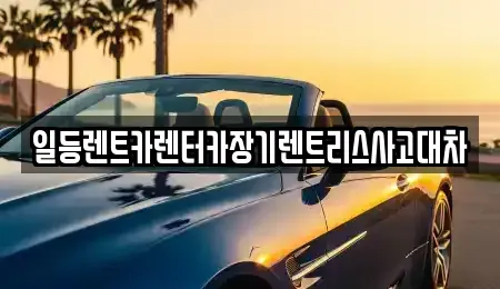 경기도 안산시 상록구 월피동 렌트카 전문 일등렌트카렌터카장기렌트리스사고대차