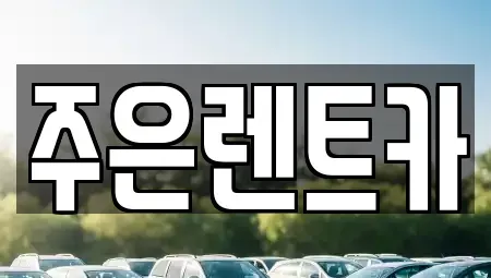 경기도 화성시 정남면 장기렌트카 전문 주은렌트카