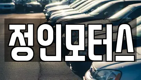 경남 창원시 의창구 내리동 중고차매매 전문 정인모터스