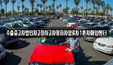 경북 성주군 월항면 중고차매입 전문 수출중고차법인차고장사고차망자차압류차1톤차매입센터